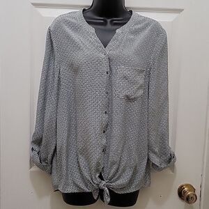 Joie Edaline Silk Tiefront Top Rare